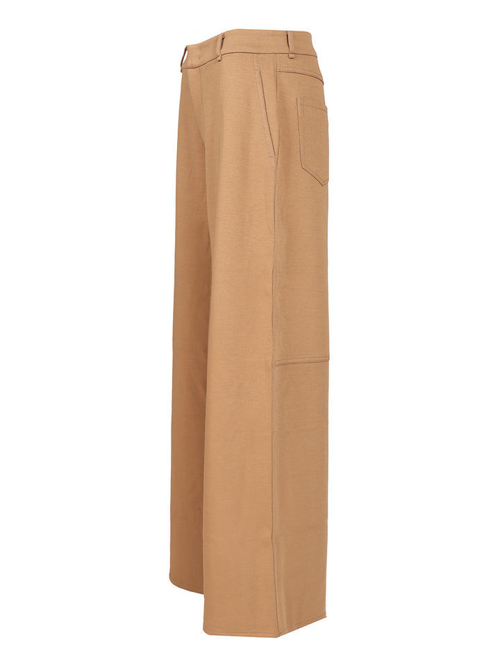 'S Max Mara Merlot Trousers - Beige | 1ace57bc0035a2f2517eec8161531b313f2dda2a