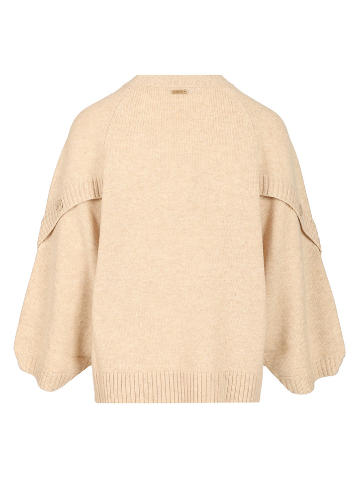 Max Mara Oversized Wool And Cashmere Sweater Knitwear - Beige | ad17a1171c33dbf209cb2dfc18d2a609882432d6