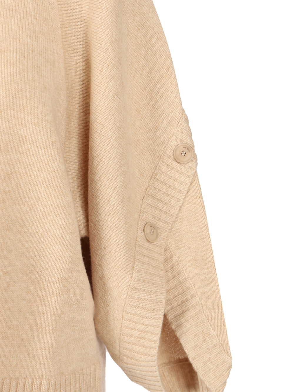 Max Mara Oversized Wool And Cashmere Sweater Knitwear - Beige | a1030b2ce94ae36d219054ea37efe132e5282fa8
