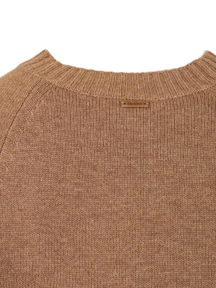 Max Mara Oversized Wool And Cashmere Sweater Knitwear - Brown | dc838b41da360bc702787d2e0b3e0e57008f0ca7