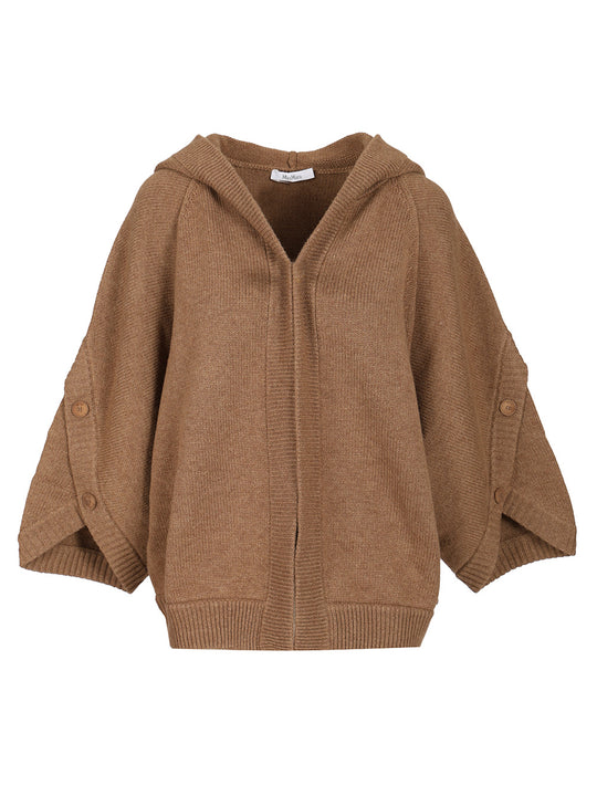 Wool And Cashmere Cardigan Knitwear Brown