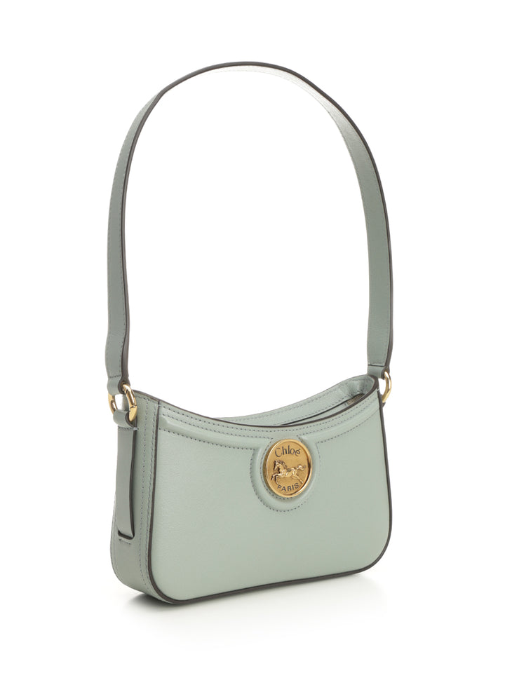 Chloe' Horse Medal Shoulder Bags - Green | 77a1d66b03c0dd986e69dd3904112e9e74fe7168