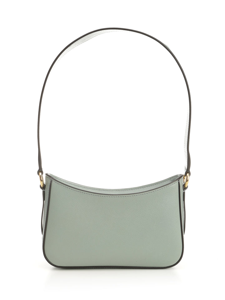 Chloe' Horse Medal Shoulder Bags - Green | 440a6817d3ff99731ddfb74346b4706c64d6210e