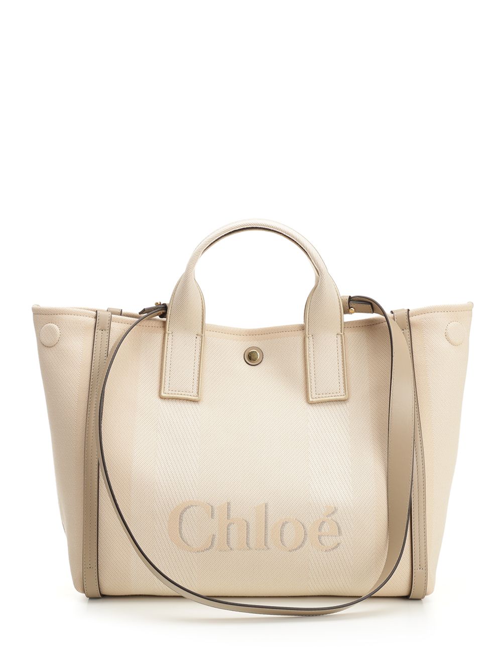Chloe' Chloé Carry Handbags - Beige | e117f78b13e54ef9bc572bace3c1a10b8ffeafc3
