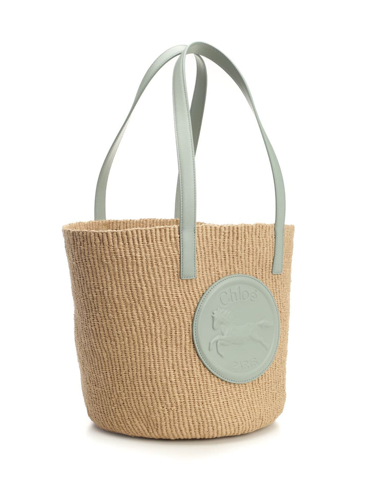 Chloe' Horse Medal Shoulder Bags - Beige | e2fb20f07c22a94adc3805bfd861840faef30601