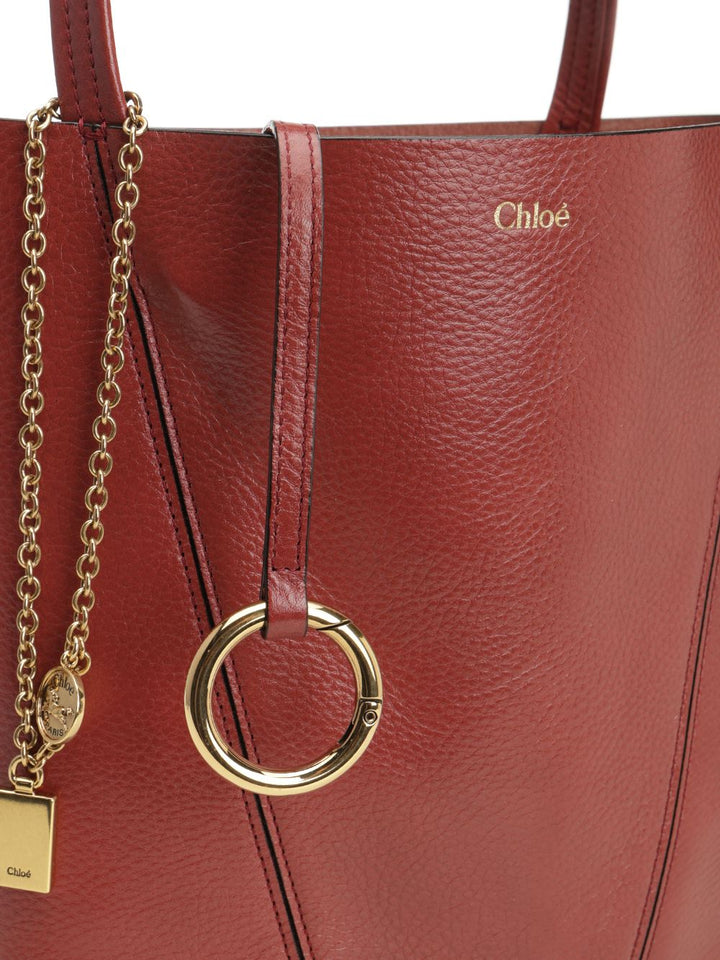 Chloe' S811 - Chloé Spin Handbags - Black | 81749720a1332837186ca59b653bad56a6700ebe