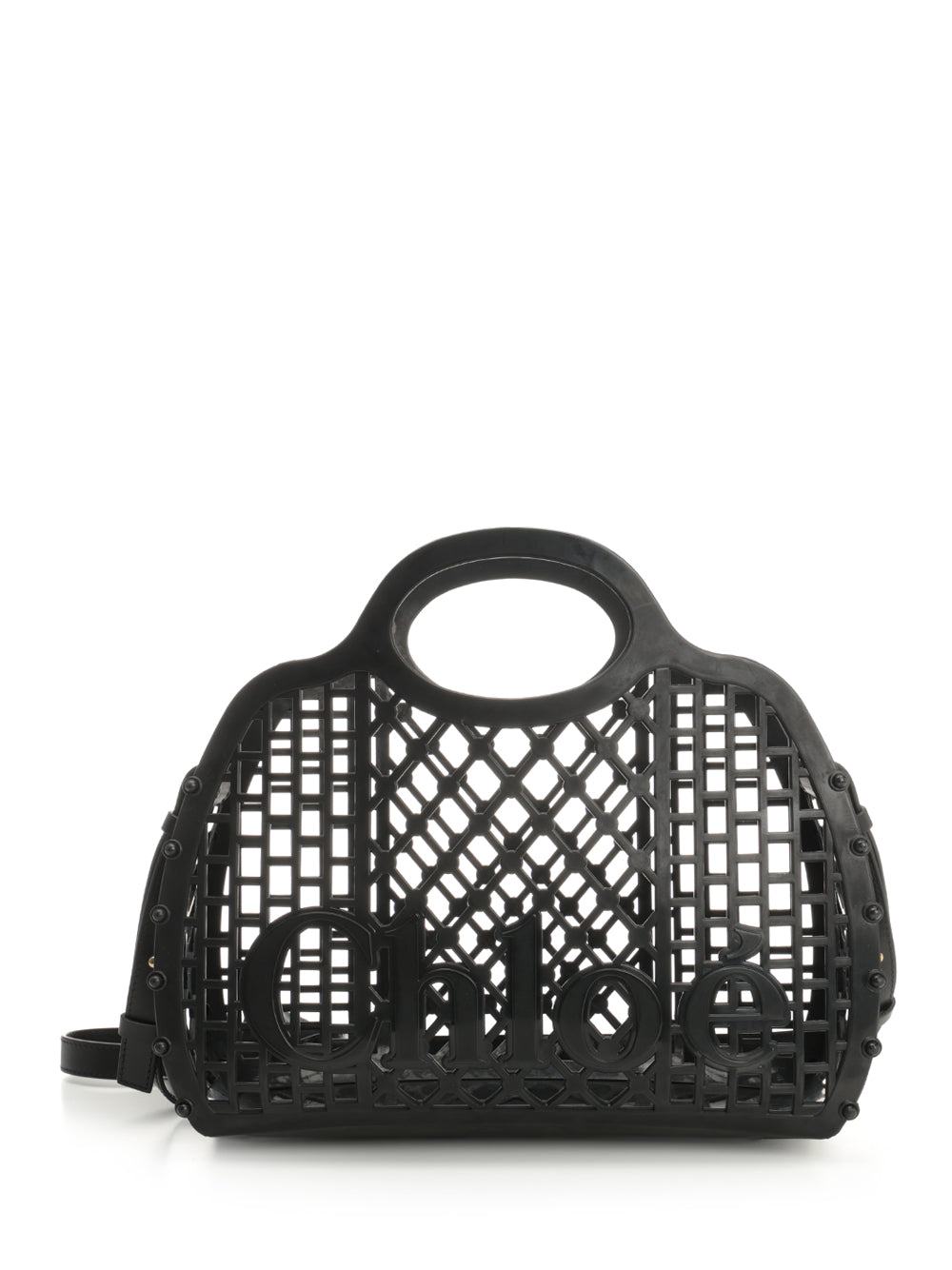 Chloe' Chloé Cage Handbags - Black | eb81655c86ca84dd92986424ff2d1fbd44029047