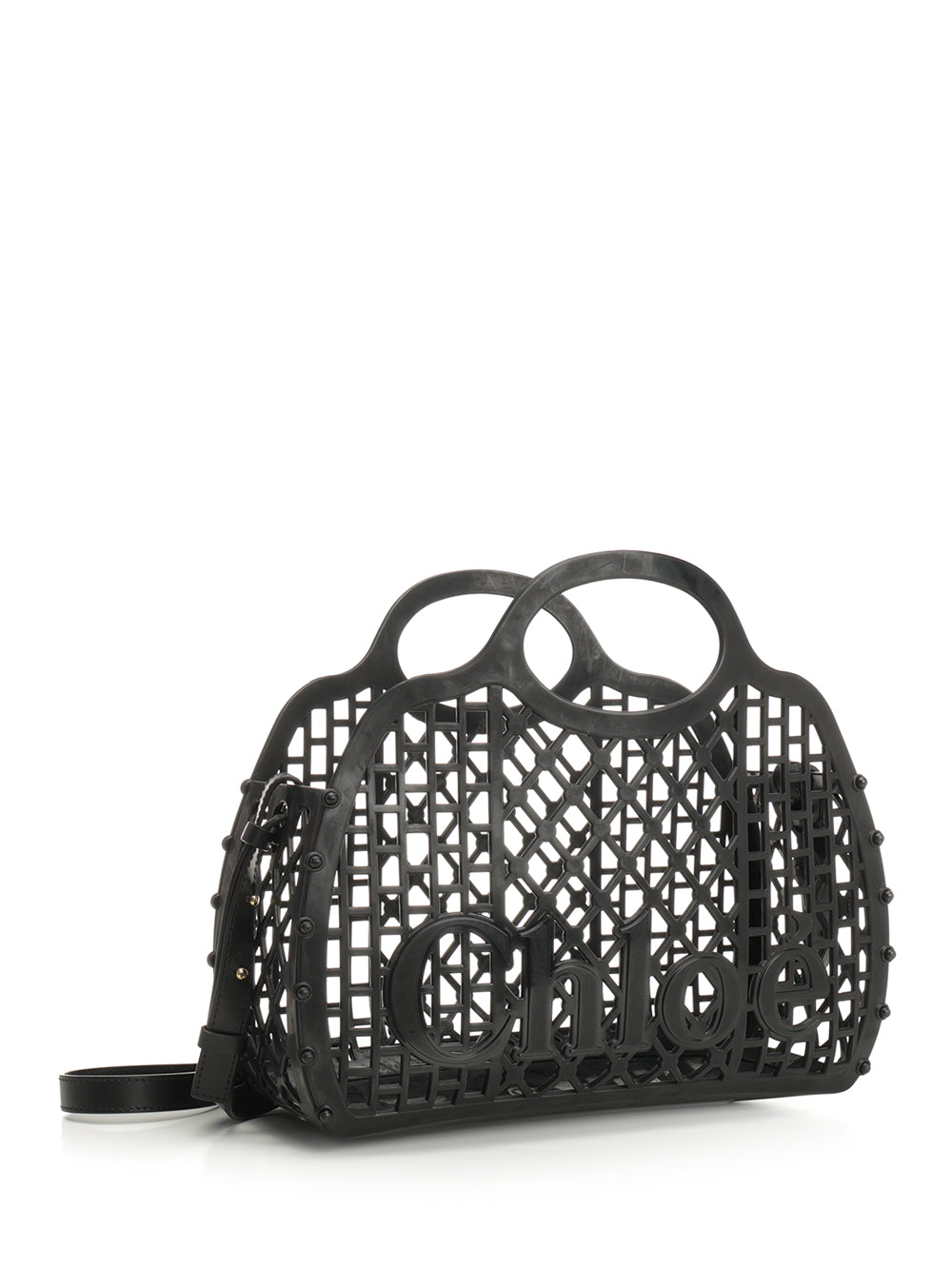 Chloe' Chloé Cage Handbags - Black | f24d71d1740984e1e5c17a5e82dc05c959ce4373