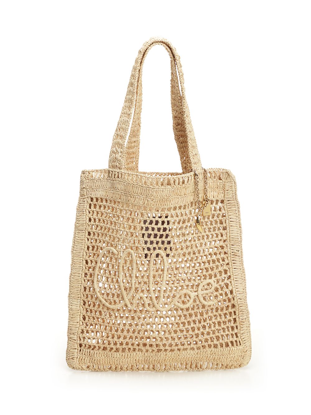 Chloe' Estate Banana Shoulder Bags - Beige | 45e7d69be68b72c7a8966bc04d779e238d3295f2