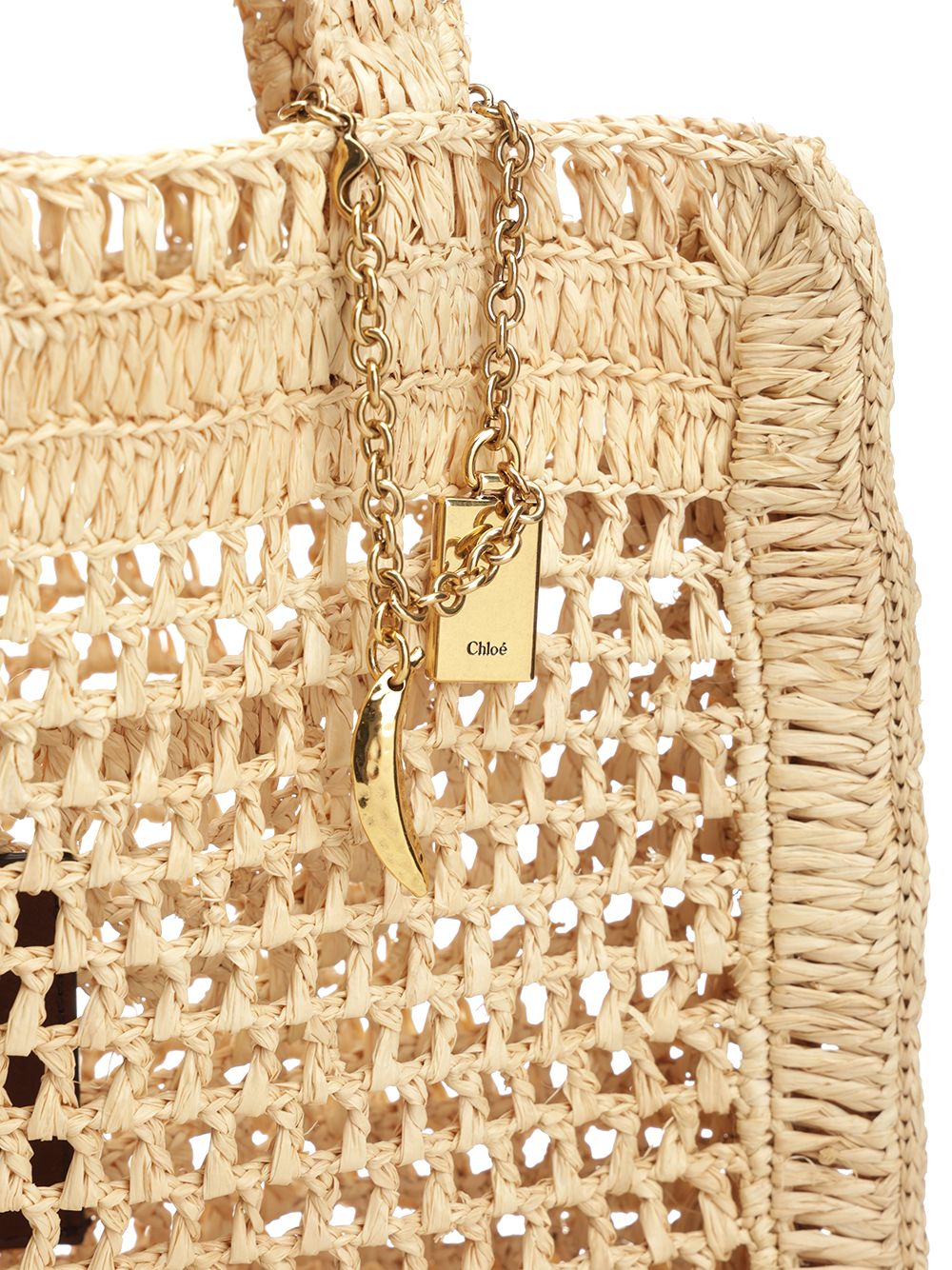 Chloe' Estate Banana Shoulder Bags - Beige | bcc58116a4577bba7c9394e5bc0933fa42742398