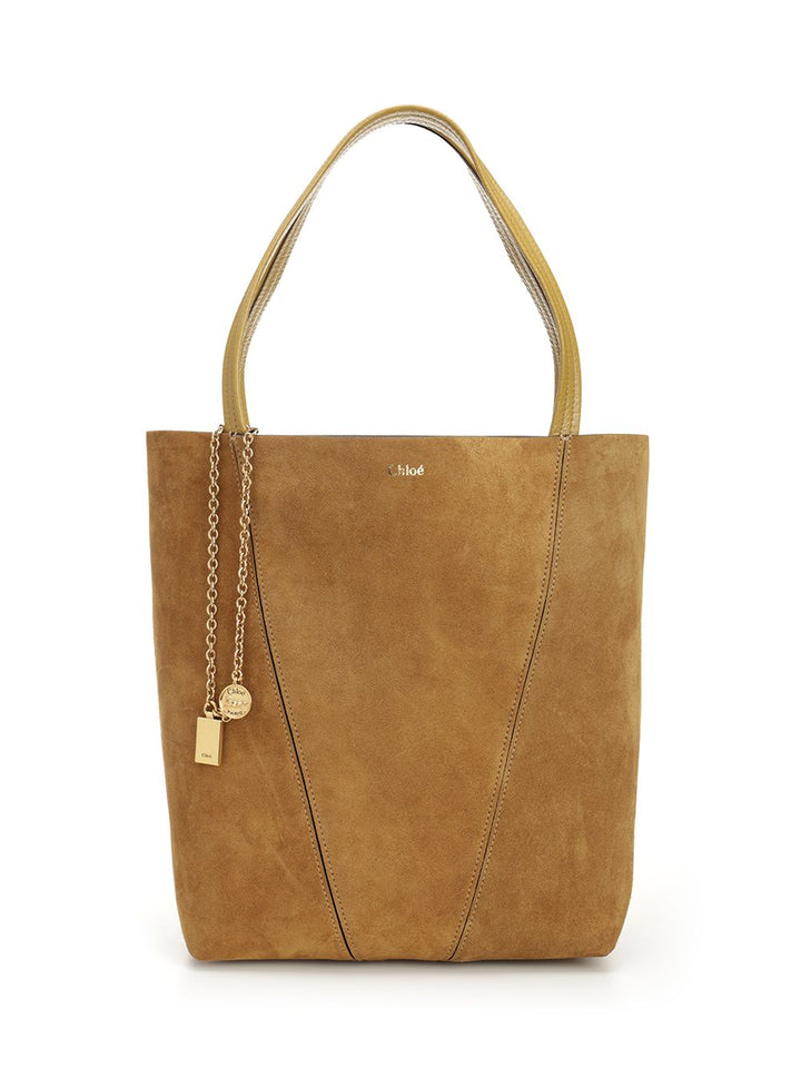 Chloe' Chloé Spin Handbags - Brown | fa8271ade8688927bea6bcbf98ae60aeb0dfca47
