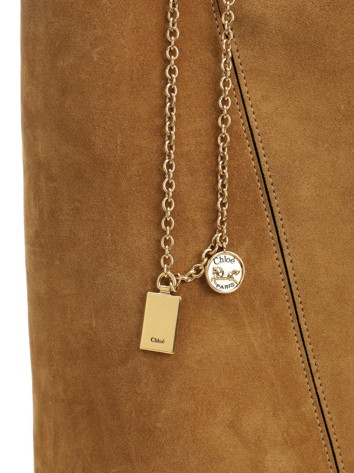 Chloe' Chloé Spin Handbags - Brown | e82ea07162cabc9b1e6bbf63f7d348bfcff724f2