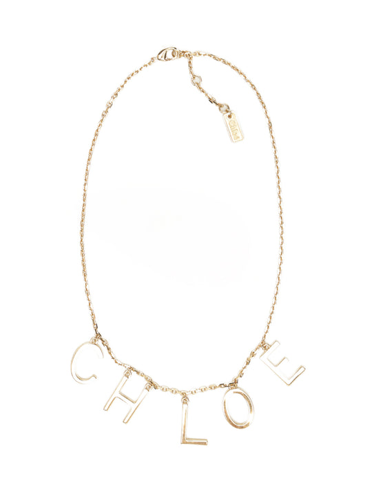 Chloé Letters Jewelry Gold