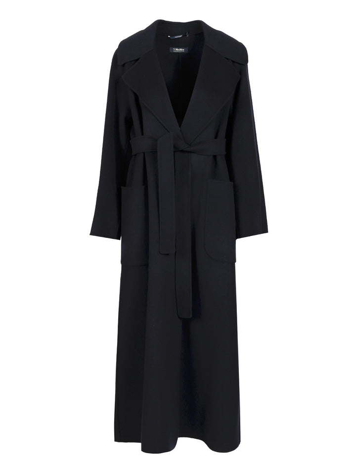 'S Max Mara Wool Dressing Gown Coat Coats - Blue | 7c40324523c8568ba2c57bf1db82d55be8ae7952