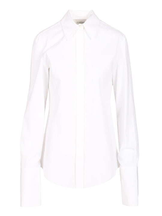 Poplin Shirt Shirts White