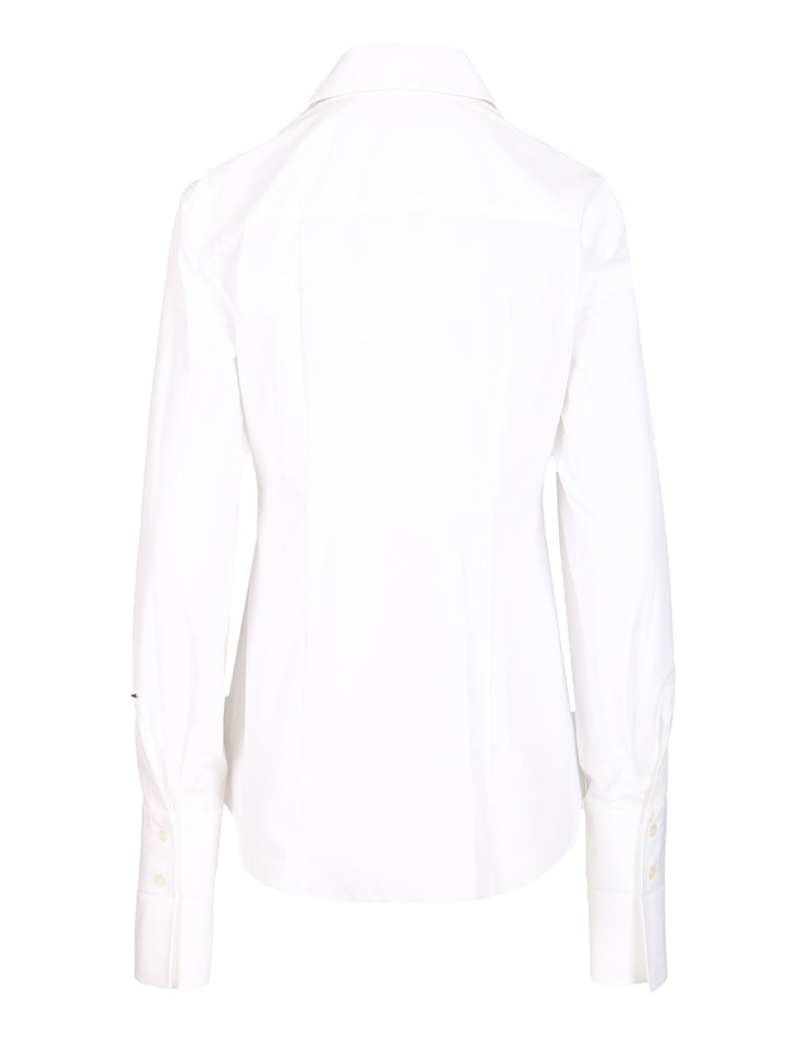 Sportmax Poplin Shirt Shirts - White | 783b0655250aa872dbc23209440fe9a2978009e6