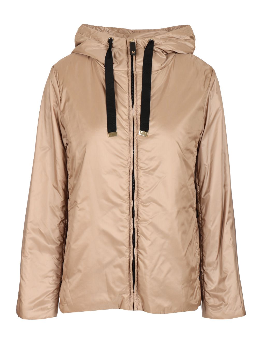 Max Mara The Cube Padded Jacket With Hood Coats - Beige | d9dcf35c49565450b2fb0a882e2711fbb6b79f16