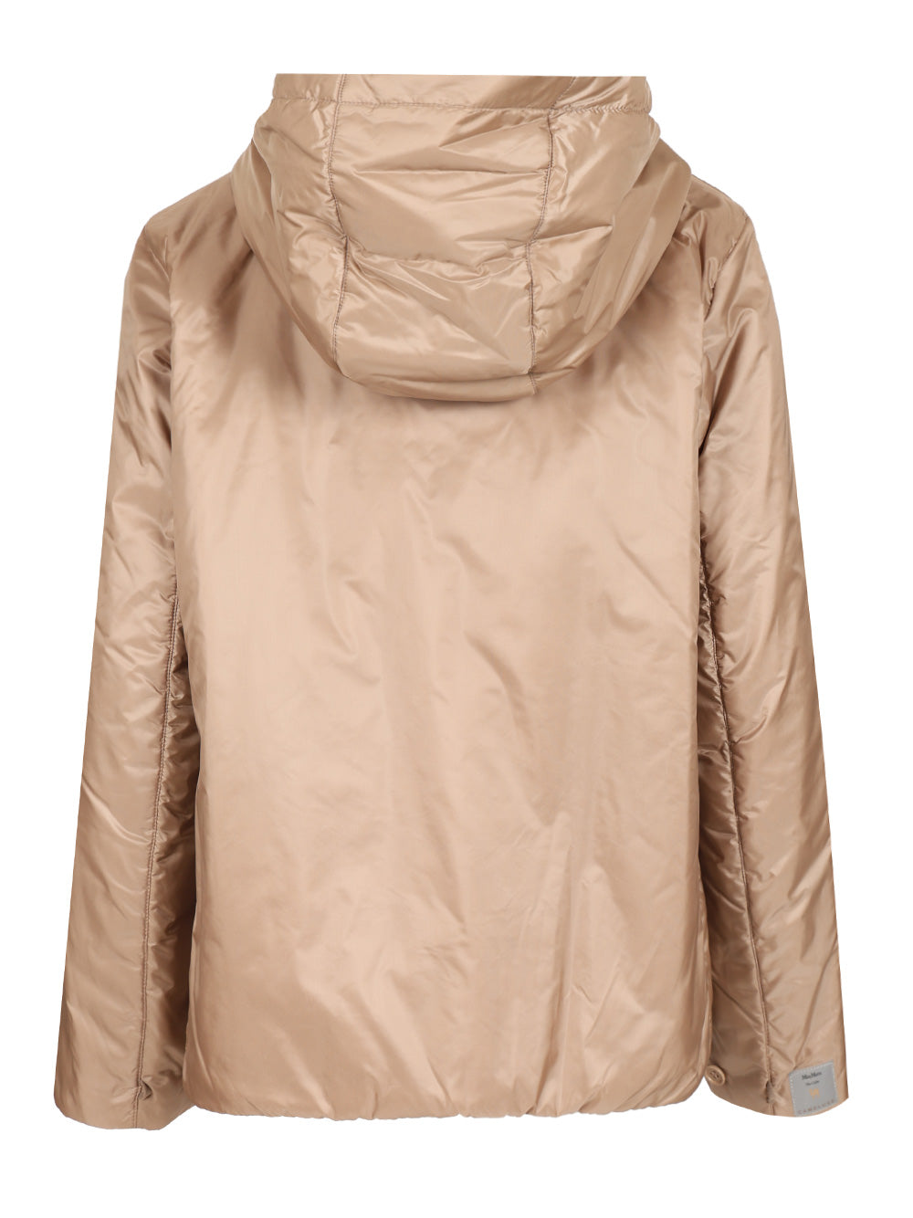 Max Mara The Cube Padded Jacket With Hood Coats - Grey | db1f0137cb68cffb4cda5b0a4448dcd83d211d69