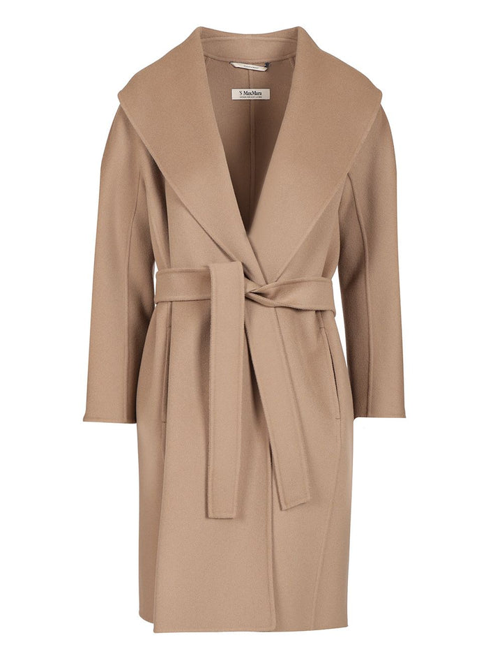 ' S Max Mara Double Wool Dressing Gown Coat Coats - Grey | 5cc747e939449c23d31aed3b23518b9ff6f94125