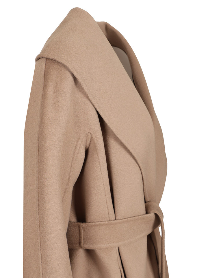 'S Max Mara Double Wool Dressing Gown Coat Coats - Grey | fb479b8173e9c06a06e38b0f3f6542e2b71402af