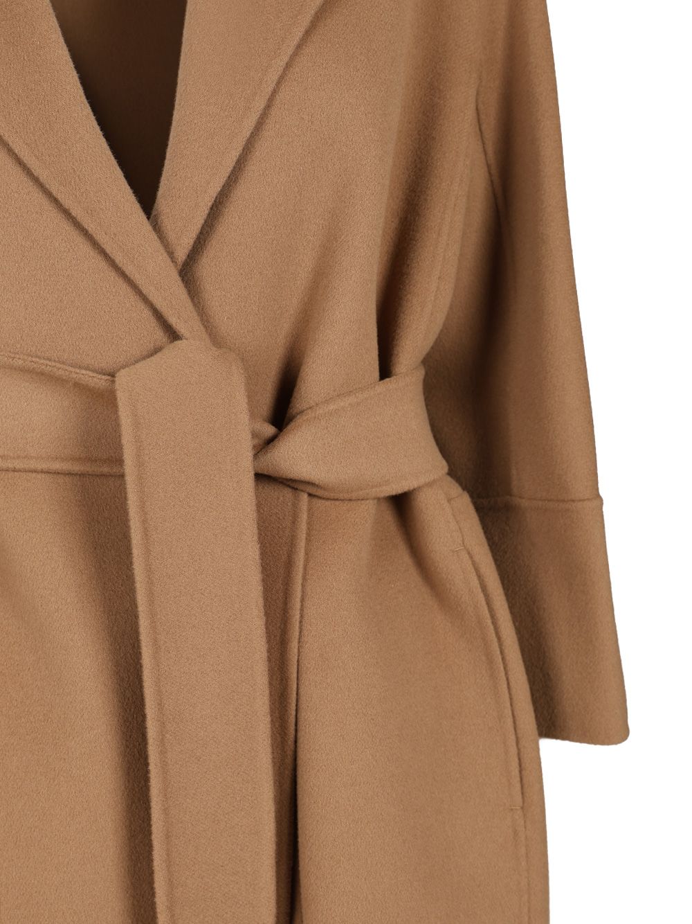 ' S Max Mara Short Double Wool Coat Coats - Beige | eb6a1ff9c2eb4de2727dd3d2412bf3d8fd5f220c