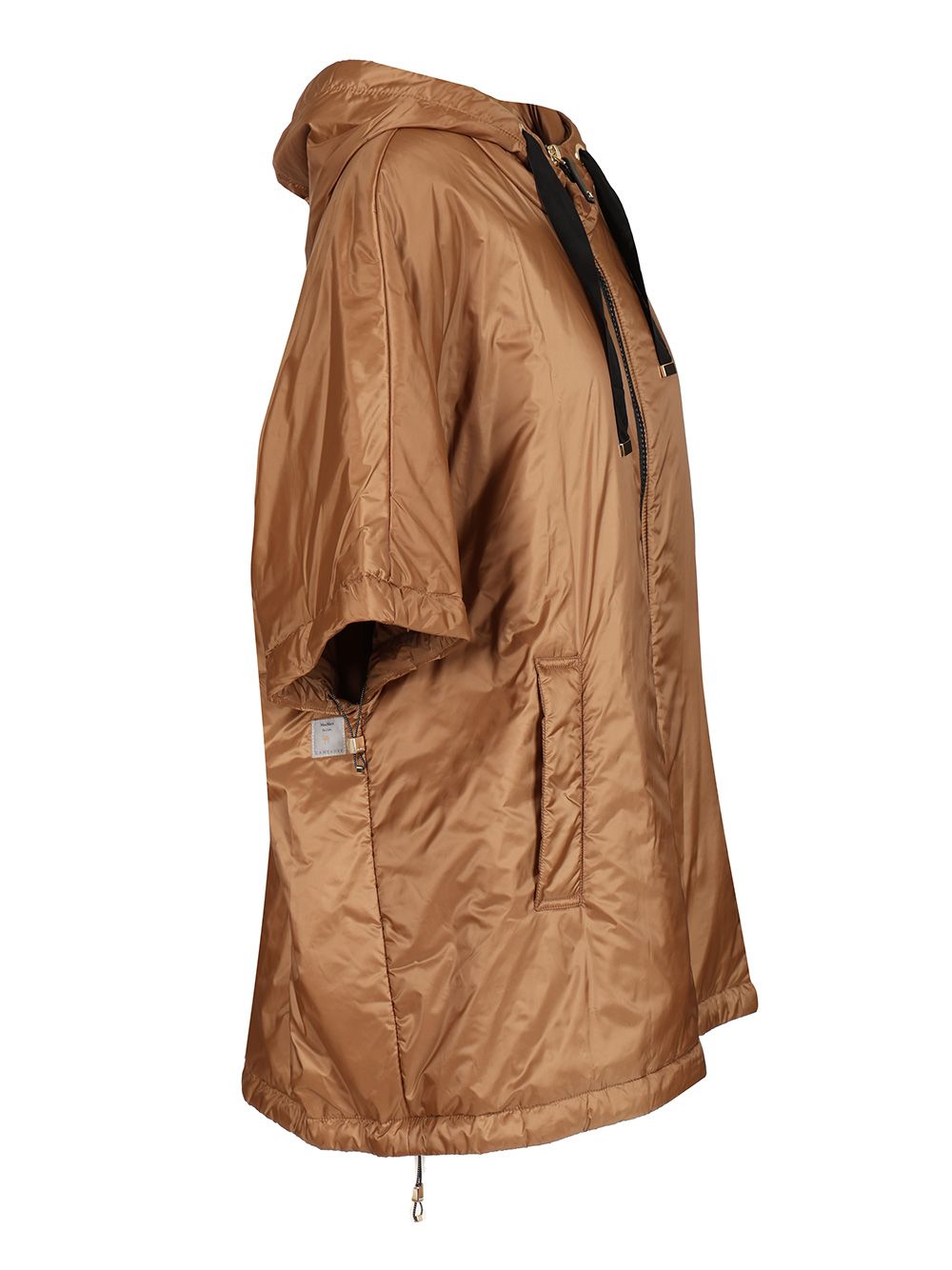 Max Mara The Cube Padded Cape With Hood Coats - Brown | 638015a61a67eb44e47fee242890e7705594beac