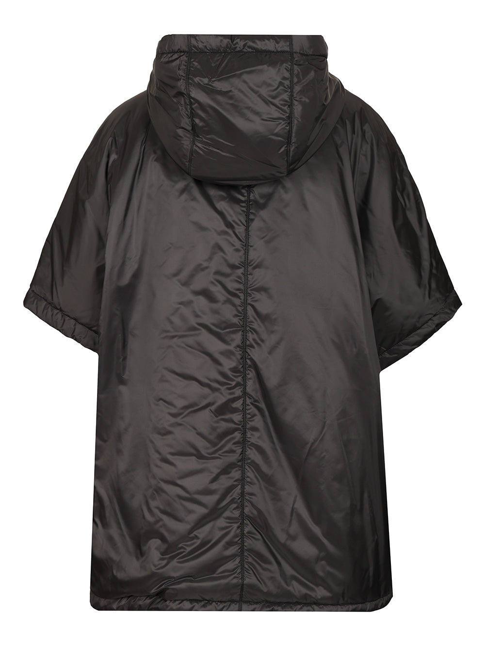 Max Mara The Cube Padded Cape With Hood Coats - Black | d2dac950d71c99506b15b9a15e939e0471b5ab17