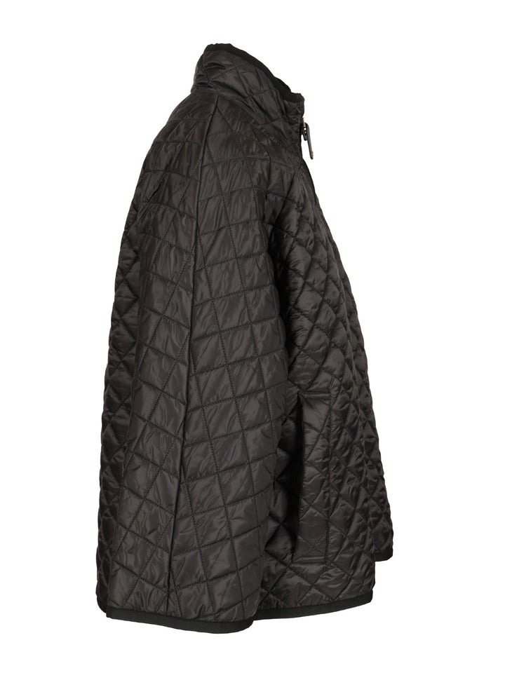 Max Mara The Cube Reversible Water-Repellent Canvas Cape Coats - Black | 268a5761b7a3178c6becae433b84ca745c8339fc