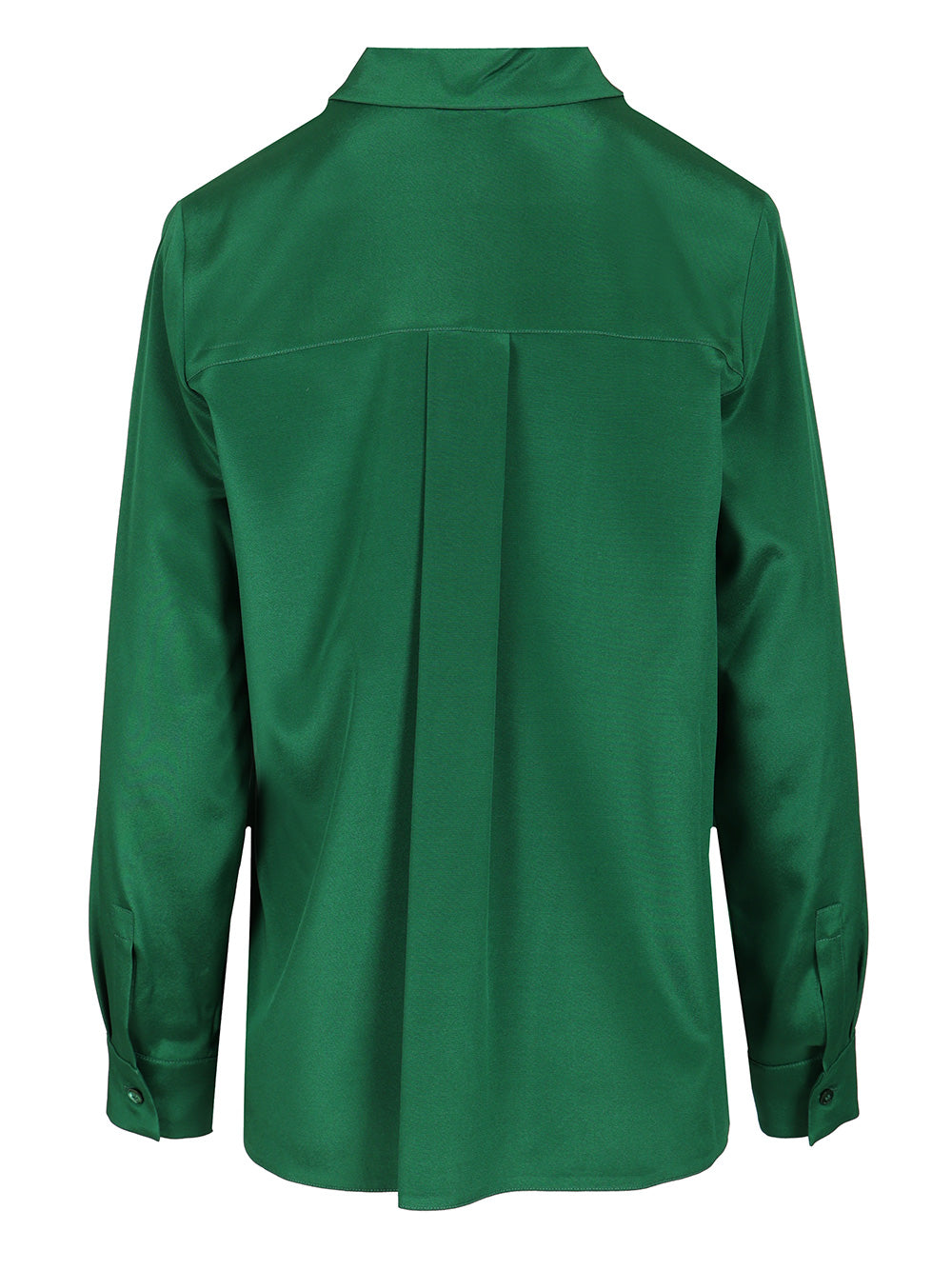 Max Mara Stretch Silk Cady Shirt Shirts - Green | 5c72baa72914a2cd68fc7b54455e44d5b753882d