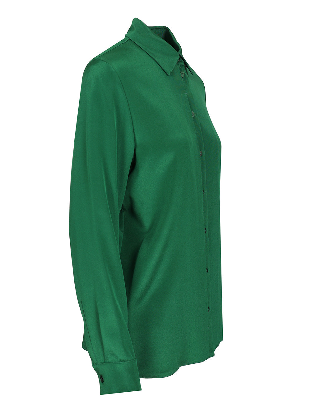 Max Mara Stretch Silk Cady Shirt Shirts - Green | c1ae01a022470c7c8b639da4f803df54d64e1077