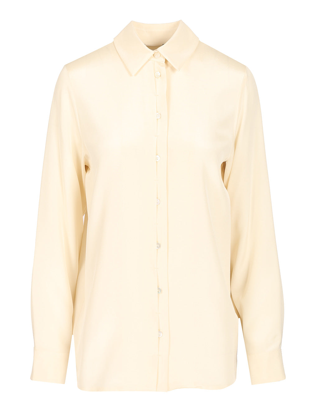 Max Mara Stretch Silk Cady Shirt Shirts - White | fb4bfbcb53ceb6e9efe25fe4205cfed7864a4fc4
