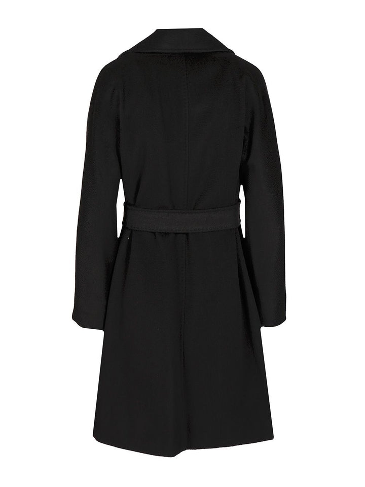Max Mara Studio Wool Dressing Gown Coat Coats - Black | ff95f60ec6ca55569c6c95e00c9e30fa65e158fe