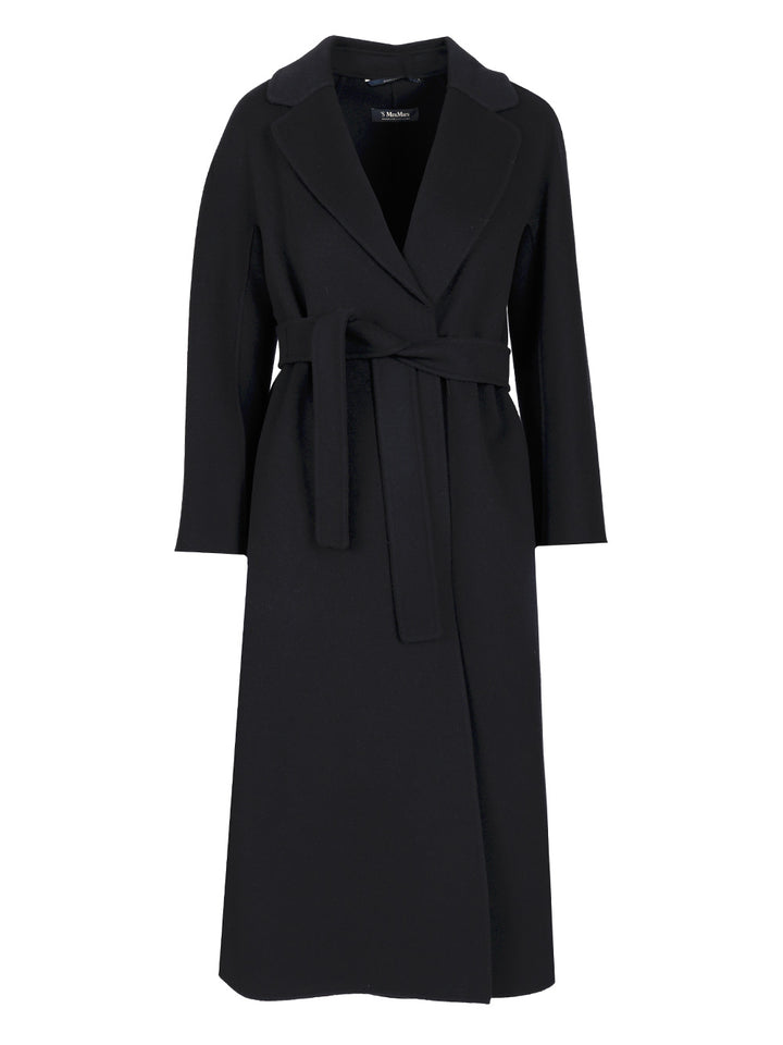 'S Max Mara Wool Drap Midi Coat Coats - Blue | 626fc97da247344eeb76339fc37a50ab6b00df03