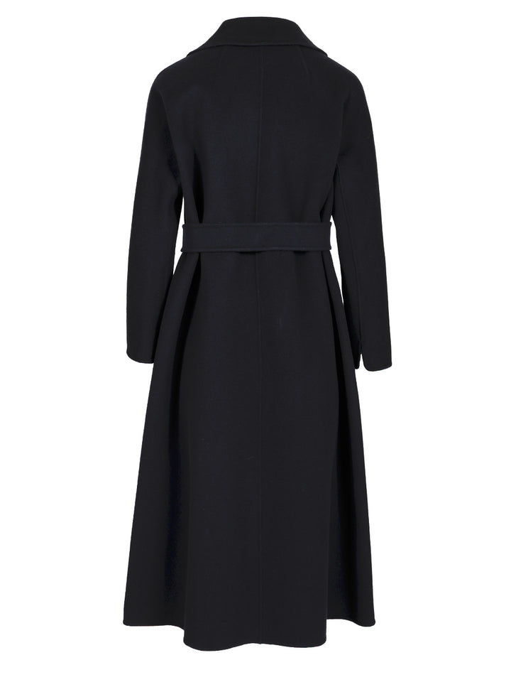 'S Max Mara Wool Drap Midi Coat Coats - Blue | 75f53dd80b5f39747f2665b9cba7cdb2bfe0bbf6
