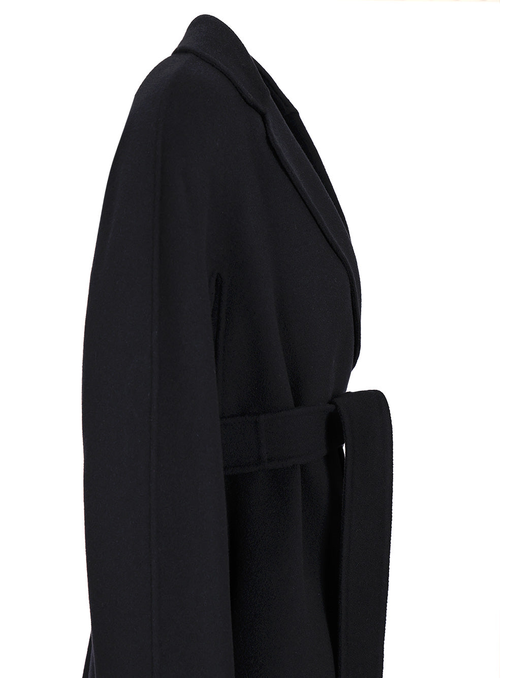 'S Max Mara Wool Drap Midi Coat Coats - Blue | cd7d32e36f926afb87221ef0535d7728d99dbded