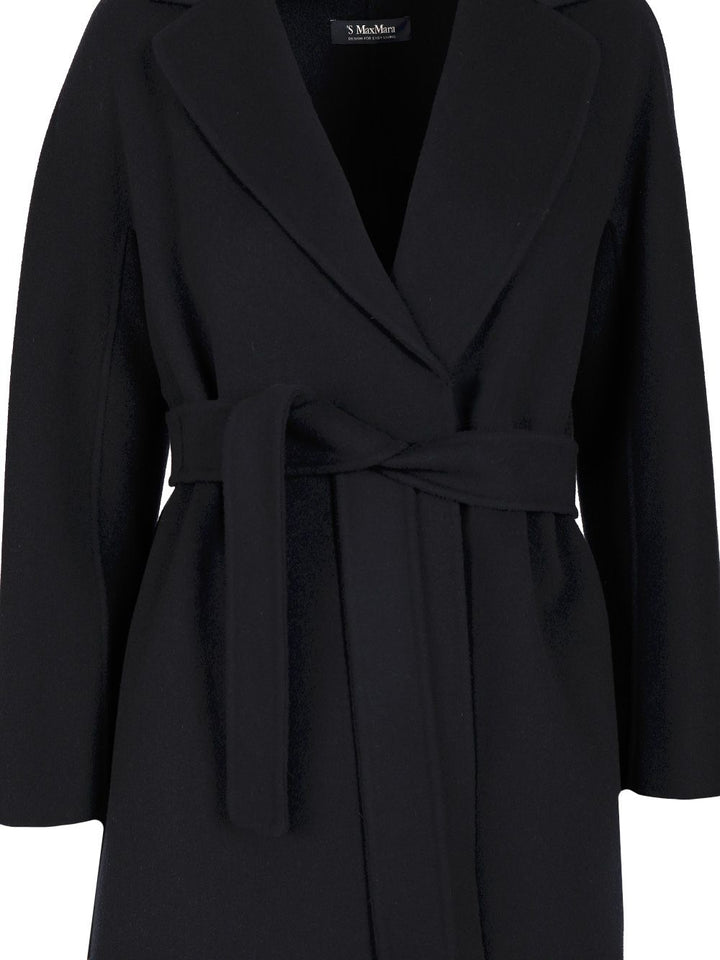 ' S Max Mara Wool Drap Midi Coat Coats - Blue | 05e07a2cd72bead60844b3f19bd3d487c3d840e8