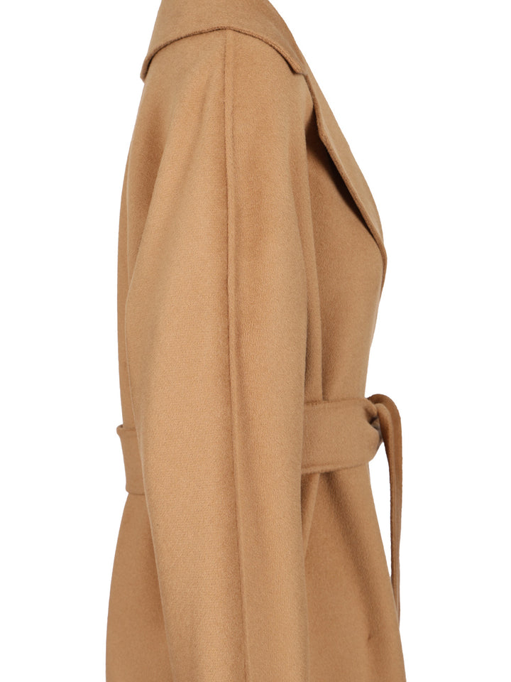 Max Mara Studio Wool, Cashmere And Silk Coat Coats - Beige | ff151aed43ed1a4035e330853ec683eeb1fb9573