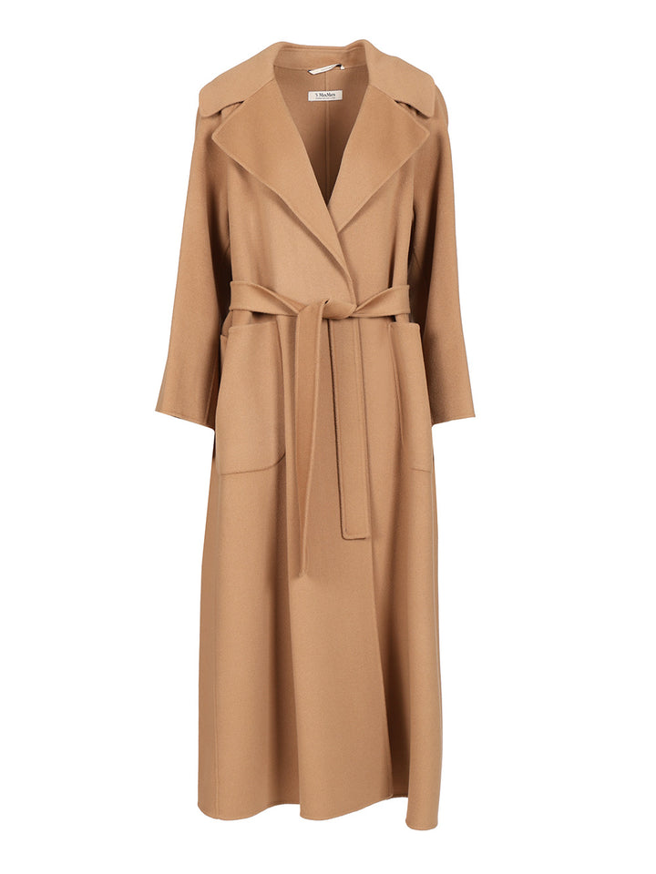 'S Max Mara Wool Dressing Gown Coat Coats - Beige | 9ca8f0acca1e63527a8211262e8f3ee23a9371de