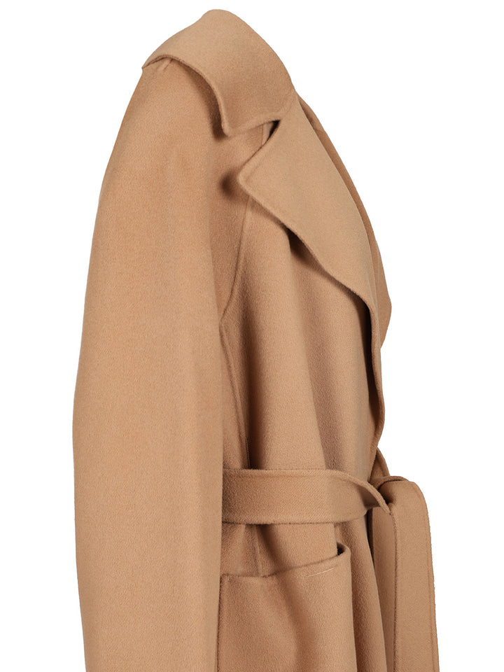 'S Max Mara Wool Dressing Gown Coat Coats - Beige | 54ef9993902e6f1cf3740672bd0d99f66377d115