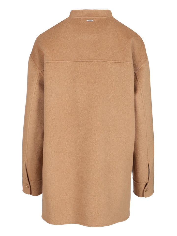 'S Max Mara Wool Shirt Jacket Jackets - Beige | c508a35936effed3c39b6167749866ecaac2e9e3