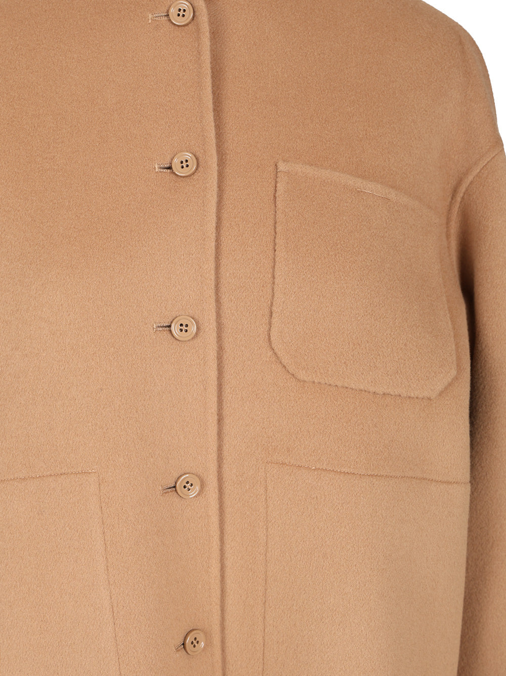 'S Max Mara Wool Shirt Jacket Jackets - Beige | b0d488de0156b56c08aef6e82bab8752eba8180e
