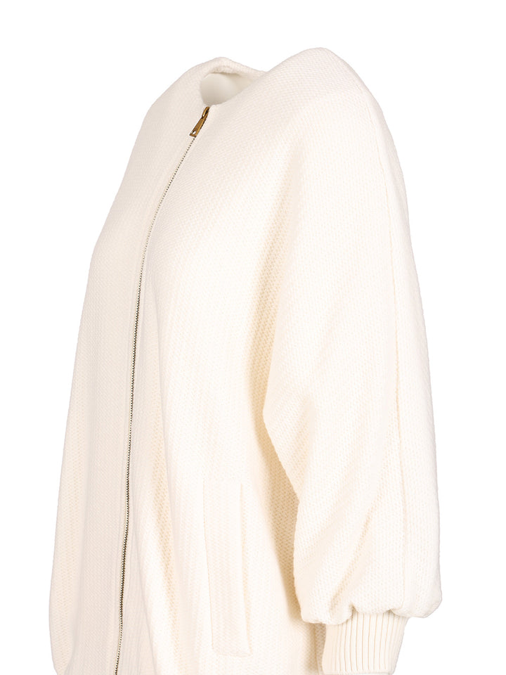Max Mara Wool And Cashmere Knitted Jacket Jackets - White | 269d45bacac060270408eb73c849c24ba5479fd2