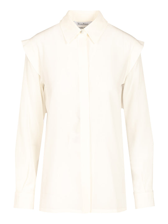 CrêPe De Chine Shirt Shirts White