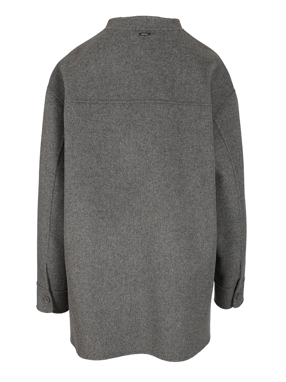 Max Mara Wool Shirt Jacket Jackets - Grey | 768123f5c959eca7cfd69369f7e5c4bed2c92925