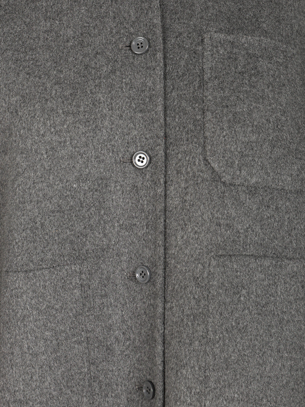 Max Mara Wool Shirt Jacket Jackets - Grey | 55633e372865258317ad1aea9d0f2b830b739d25