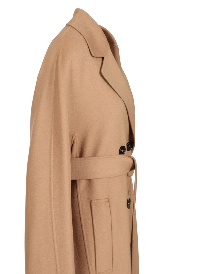 ' S Max Mara Double-Breasted Wool Coat Coats - Beige | b3b9f51b8ab48a719079033baa230d4e4464a64f