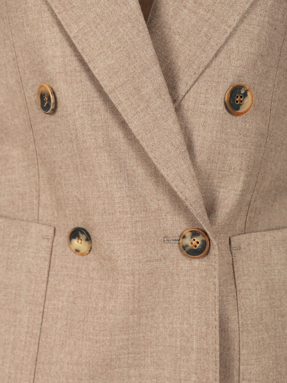 Max Mara Double-Breasted Cashmere Blazer Jackets - Brown | a418fce2b8f57104352abaa7018da5fdd1fc052b