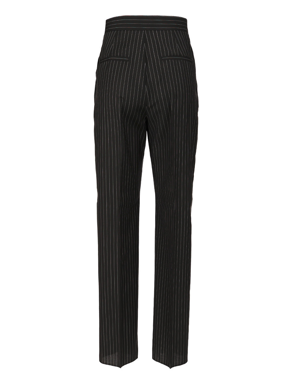 Max Mara Carrot  In Wool Canvas Trousers - Black | 75ec60afa2c95811664dc405719639e868023852