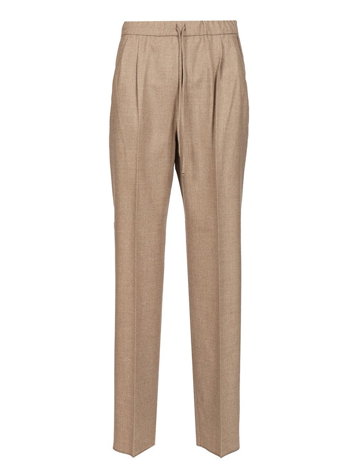 Max Mara Stretch Cashmere Trousers - Brown | eea3f06b3c5f08e0d23161cea80f24230c38880c