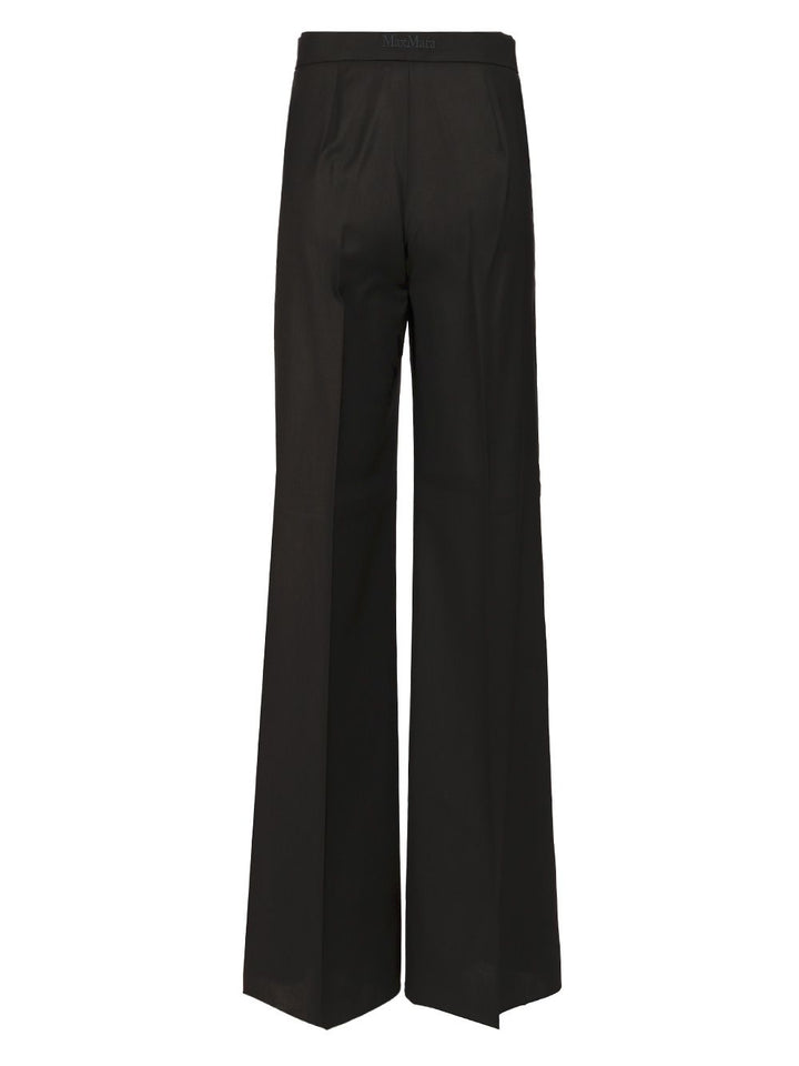 Max Mara Wide Leg Trousers - Black | 622bf5efb502371be35889e03d81fabdf4b56fb0